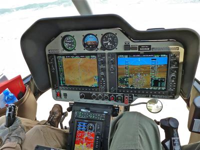 Bell 407GX cockpit
